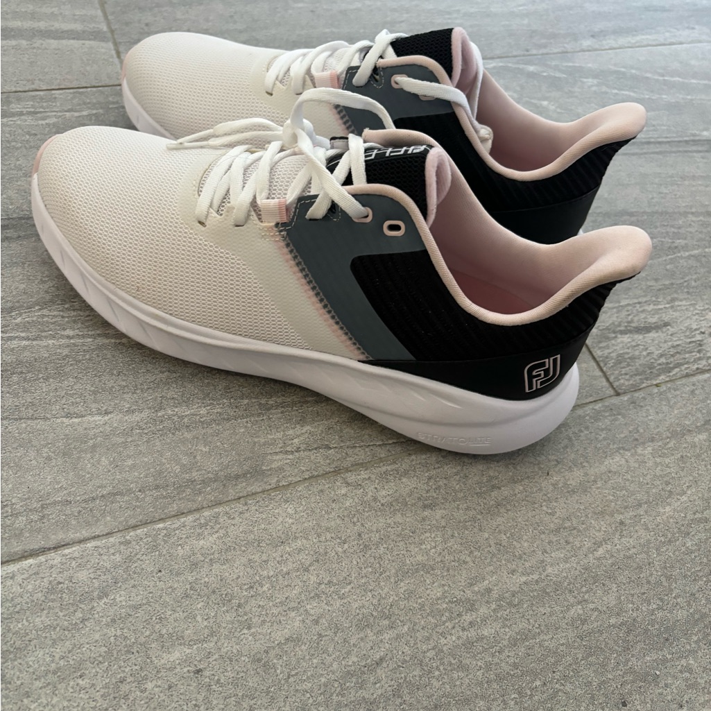 Footjoy White And Black Women's Sneakers